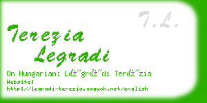 terezia legradi business card
